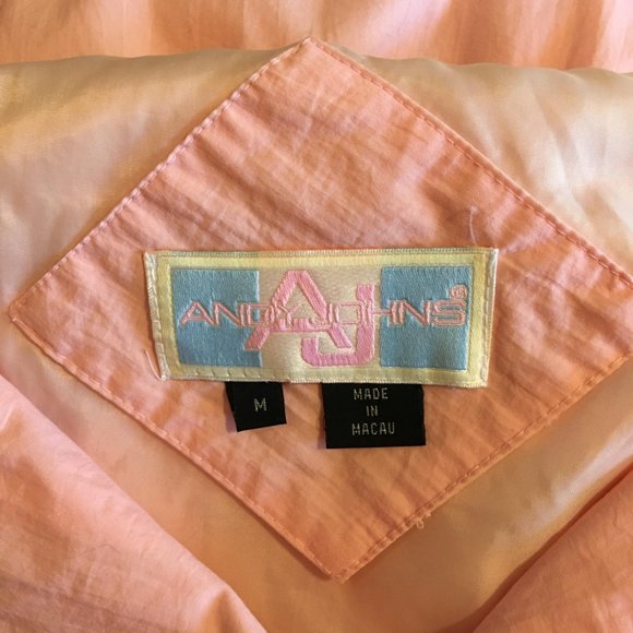 Andy Johns Pink Vintage Rain/Wind Jacket - Medium - Picture 5 of 5